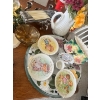 Image 4 : Collection of various vintage and decorative items. Figurines, oil lamps, lazy Susan for the table t