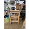 Image 2 : decore stand 36"l x17"w x28"h and mobile kitchen block 23"lx23wx33.5h