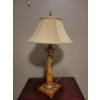 Image 1 : Brass & Stone Embelished Table Lamp 19T
