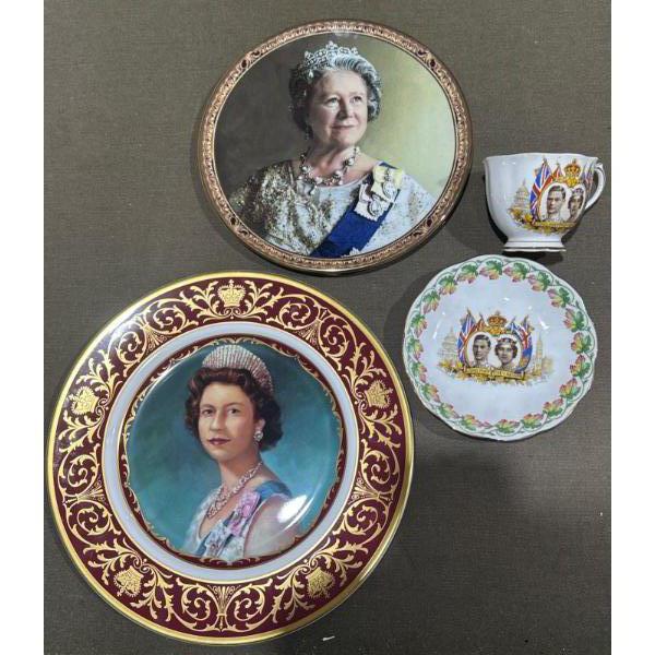 Royal Albert, Royal Grafton & Coalport Royalty Themed Plates and China