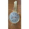 Image 4 : Vintage Wall Barometer W Germany, Vintage Brass Thermometer, German Alarm Clock Blessing Werke 1960s
