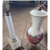 Image 2 : Pair of Lamps- Lamp w/ Flowers 19 T, Decorative Umbrella 26 T and More!
