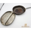 Image 3 : Classic Drinking Cup, Aluminum Pot And Pan Used By Military Personnel For Cooking And Eating.
