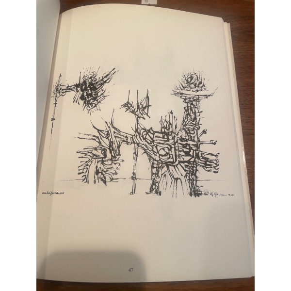 Roland Giguère (1929–2003)-A l'oree de l'oeil 50 drawings by Roland Gigeuere, (signed by ar