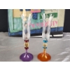 Image 2 : Flirty "Shopping In New York" 3D Art Piece(19.5"W x 23.5"H) with a Pair of Fun Champagne Flutes