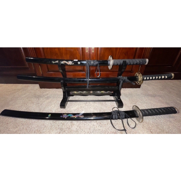 Katana Collection 3 Swords Taiwan - Stainless Steele