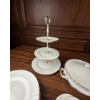 Image 11 : Royal Albert 'Val D'Or' 72-Piece Bone China Set with Gilded Accents
