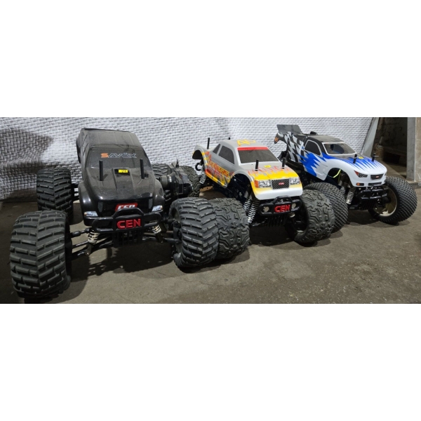 3 Remote Control Trucks *All Need Repair/Parts*
