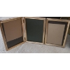 Image 3 : Empty Picture Frames- Largest Gold Finish (Chipped Corner) 19 X 23, Folding 5 X 7  