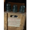 Image 1 : antique insulators egg heads dark green 4 1/4 x 3 1/8 wet no embassy except XIXO or top no crack or 