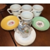 Image 1 : Mix of Tableware Including Pyrex Cups and mixed saucers