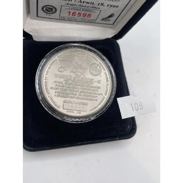 1999 Retired Wayne Gretzky Token