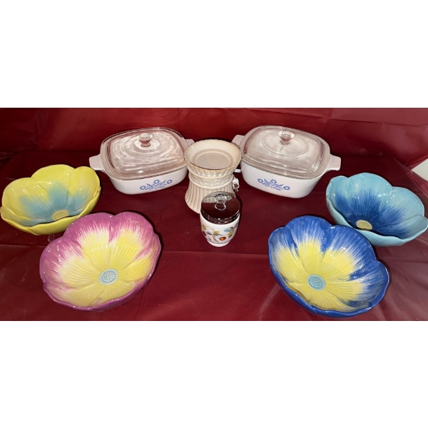 Corningwear Aromatherapy Wax Burner Summertime Dish Set & More