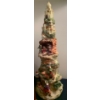 Image 3 : Decorative Holiday Decor - Evergreen Nativity Idol w/ 12 Days of Christmas Balls