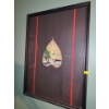 Print "Awakening of Adonis" 18 X 22, Framed Painted Leaf 17 X 22, Two Fabric Panels 24 x 35