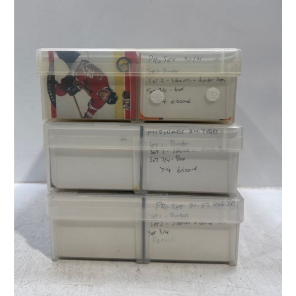 Collection of Pro-Set and McDonalds, Early/Mid 90s and Early 2000s Hockey Cards