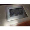 Image 3 : Wooden Desk with Cable Management Cutouts