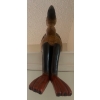 Image 2 : Hand Carved Sitting Pelican - Wood Art 17T