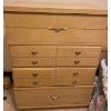 Image 1 : Vintage Tall Boy 8 Drawer Dresser 30x21x51