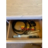 Image 3 : Wooden Desk With Partial Roll-Top Design and Contents