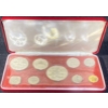 Image 1 : 1974 Bahamas Silver Proof 9-Coin Set 2.87 Ounces