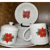 Image 5 : Hallmark Holiday Dish Set w/ St. Nick & Rudolph Figurine 8T