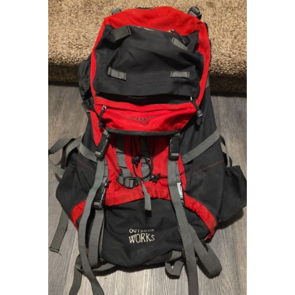 Outdoor Works By Dakota Hiking Back Pack- Heavy Duty