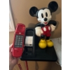 Image 2 : Original Disney Mickey Mouse corded telephone, often referred to as a Mickey Mouse phone