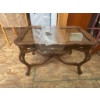 Image 6 : Wood and Glass Rectangular Coffee Table
