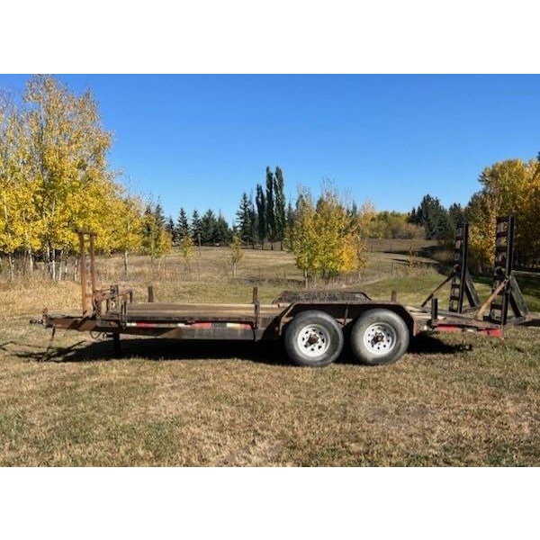 2007 Maxi Heavy Duty Equipment Trailer 2 7000 Lb. Axels 