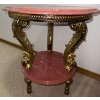 Image 2 : Gorgeous 2 Tiered French Stone Empire Cocktail Tables 21x23 (2)