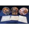 Image 1 : Set of Three Norman Rockwell Collector Plates with original boxes and COA
