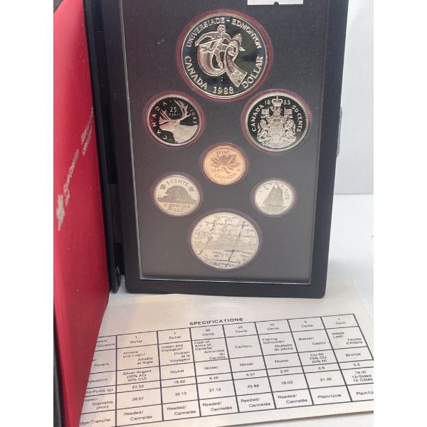 1983 Canada Specimen Double dollar set