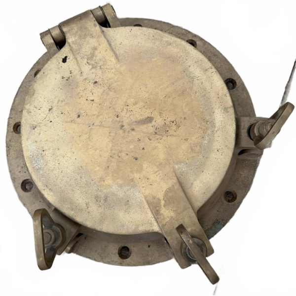 Brass Marine Porthole with Hinged Cover