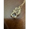 Image 4 : Yellow Gold 14K Bracelet (0.53g), w/ Gold Colored Pendant and Chain, White Stones No Stamp (4.26g)