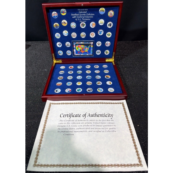 2009 Colourised Statehood Quarter Collection