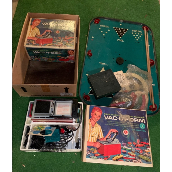 Vintage Gaming Collection - Vac-U-Form (Set of 2), and Pool Board Set 