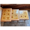 Image 1 : Vintage 1970s three combining teak coffee tables with vintage tile tops largest one is 18” height 21