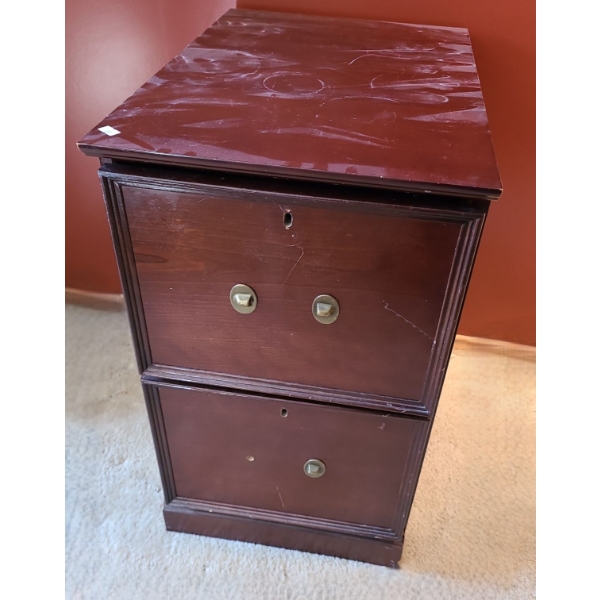 2 Drawer File Cabinet 16 W, 22 D, 28 T