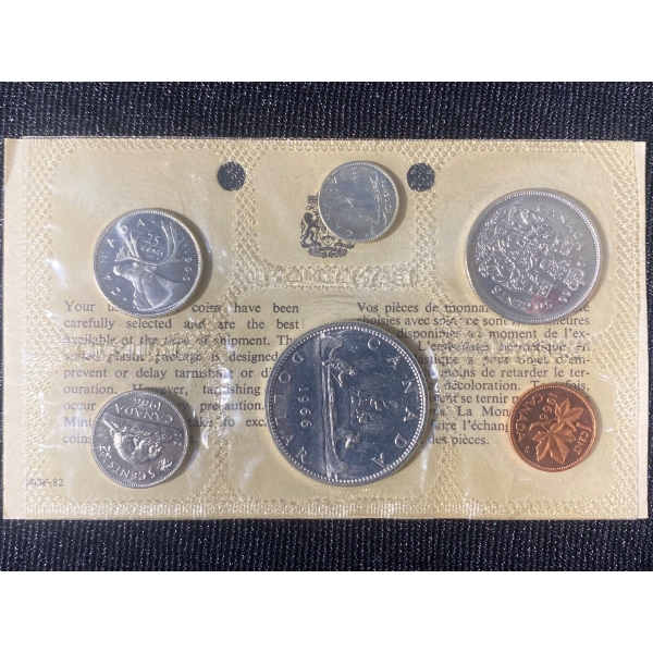  1966 Canadian Uncirculated Coin Set
