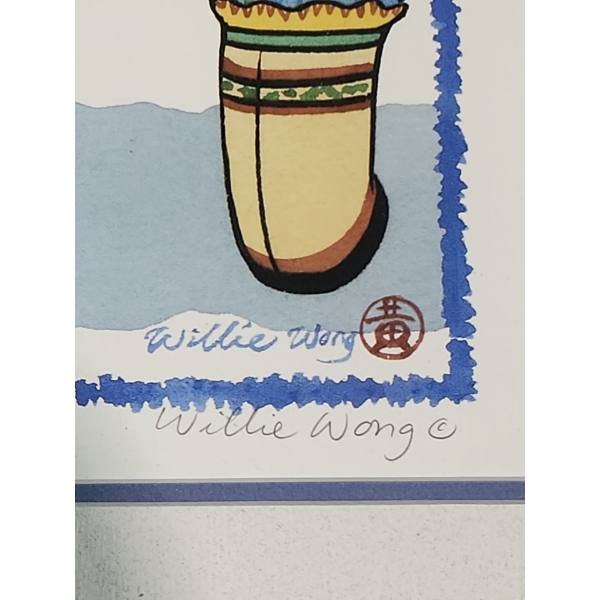 Willie Wong Signed Prints