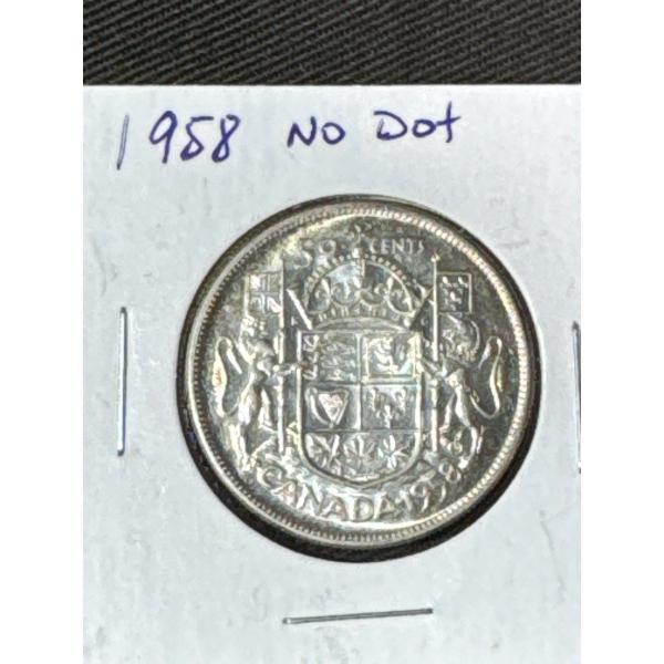 Canada 1958 Half Dollar Coin