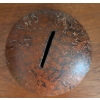 Image 3 : Unique Coin Bank w/ Pewter Trinket Box (& Contents) w/ Fossil Rock 
