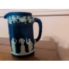 Image 3 : Wedgwood Navy Blue Jasperware Tea Set with Damaged Teapot