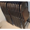 Image 2 : Folding Metal w/ Vinyl Seat Chairs- 18 Total- 18 W, 16 D, 30 T 