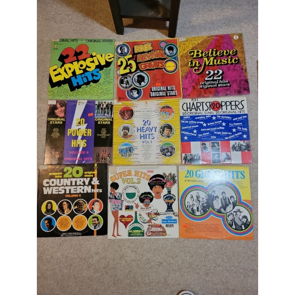 Vinyl Records Collection - The Hits 