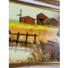 Image 2 : Farm Oil on Board Painting By Gerard 15x13