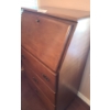 Image 2 : Wooden Drop Front Secretary Desk w 3 Drawers 27 w 43 h