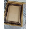 Image 5 : Seven Vintage Gold and Wood Picture Frames in Various Sizes