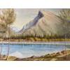 Image 1 :  Painting of Mount Rundle by Harry. S. Craig (12.5" x 16"  Inches Before Frame)